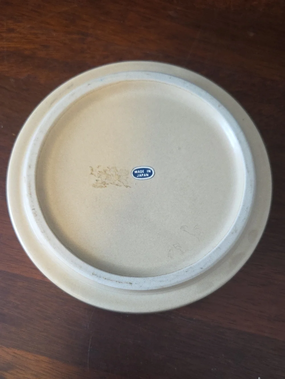 Vintage Texas Longhorn Ceramic Ashtray - Beige and Brown